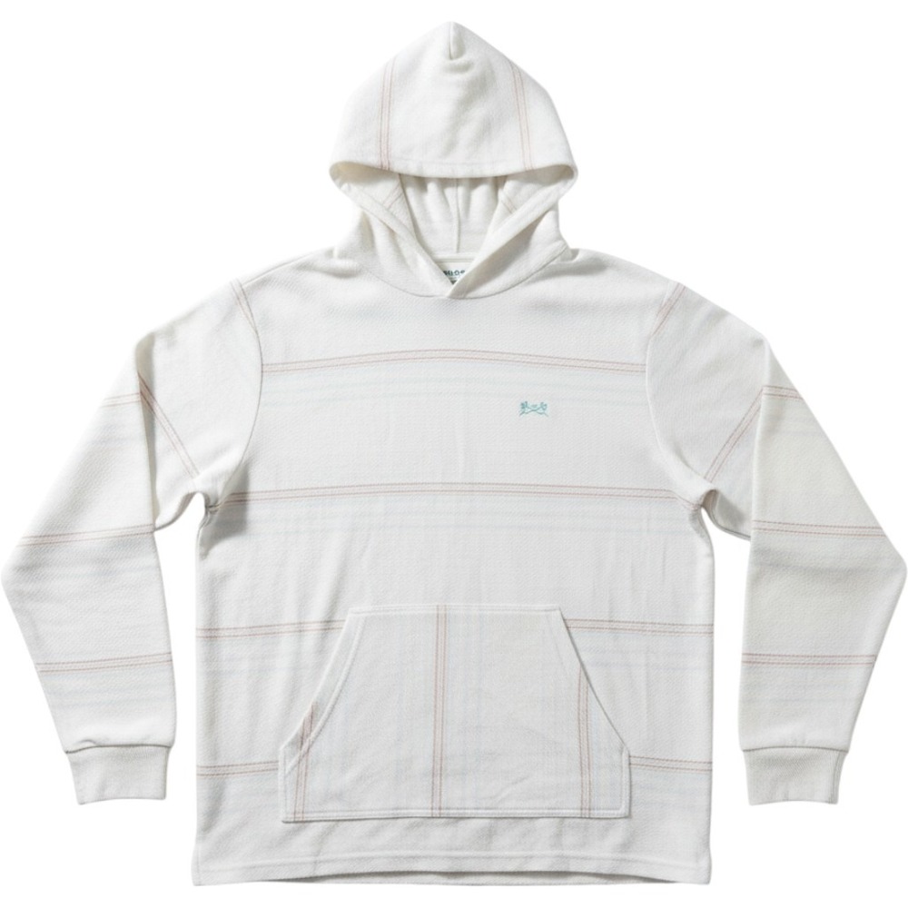 Dark Seas Ginther Knit Hoodie Unisex Medium White Striped NWOT French Terry